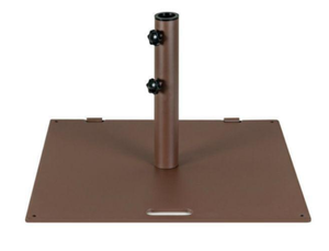 lot 102 image: Total Tactic NP10531 50 lbs Square Patio Umbrella Base with 24 in. Weighted
