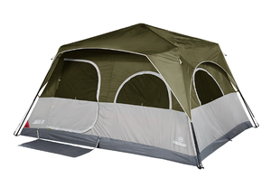 lot 116 image: Magellan Outdoors SwiftRise 8-Person Lighted Cabin Tent (USED, Maybe Missing Hardware)