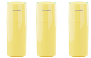 lot 304 image: LOT OF 3  Homedics Portable USB Ultrasonic Humidifier