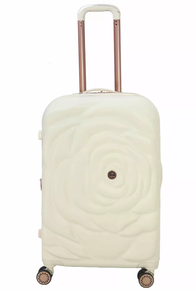 lot 9 image: Thalia Sodi Rose Flower 26 and 30 Expandable Luggage