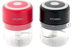lot 227 image: LOT OF 2 Kitchen HQ 2-pack USB Mini Choppers