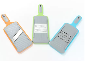 lot 229 image: LOT OF 2 Kuhn Rikon Set of 3 Nesting Double Edge Slicer & Grater Set