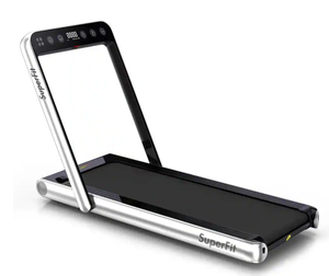 lot 45 image: Costway - 4.75HP 2 In 1 Folding Treadmill WRemote APP Control - Silver