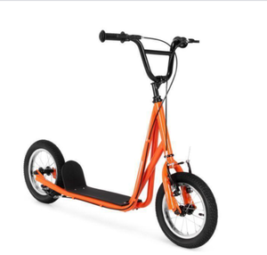 lot 93 image: Total Tactic TQ10033OR Height Adjustable Kid Kick Scooter with 12 in. Air Filled Wheel, Orange
