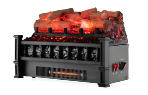 lot 95 image: Dimakai 20-in W Black Free standing Fan-forced Corner or flat wall Electric Fireplace