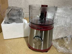 lot 377 image: Curtis Stone Mini Food Processor Model 10211RD