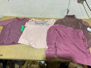 lot 135 image: LOT OF 4 Womens Shirts & Sweater Size XL