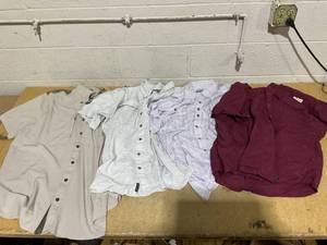lot 137 image: LOT OF 4 Mens Shirts Size 2XL