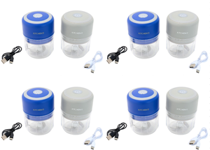 lot 258 image: LOT OF 4 Kitchen HQ 2-pack USB Mini Choppers (8 Total, Colors May Vary)