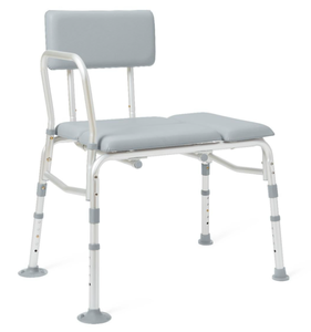 lot 260 image: Guardian Padded Transfer Bench Aluminum 400lbs 1Ct