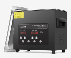 lot 266 image: VEVOR 3L Ultrasonic Cleaner, 120W Digital Ultrasonic Cleaning Machine with Upgraded Degassing and Gentle Mode, 40kHz Ultrasound Cleaner Machine with Timer and Heater for Jewelry Glasses Tool Retainer