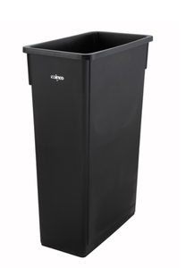 lot 273 image: Winco PTC-23K Slender Trash Can, 23 gallon, black