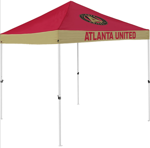 lot 313 image: Logo Atlanta United FC 9 ft x 9 ft Economy Canopy Tent