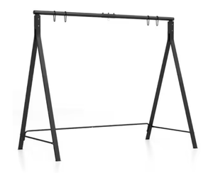 lot 314 image: Kadehome 83 in Metal Patio Swing Stand with A-Shaped Structure