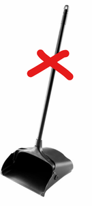 lot 487 image: Executive Series� lobby Pro� Dustpan, Black (Missing PoleHandle)