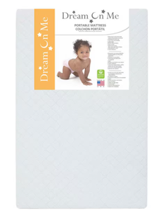 lot 489 image: Dream On Me 3 in. Portable Mini Crib Mattress