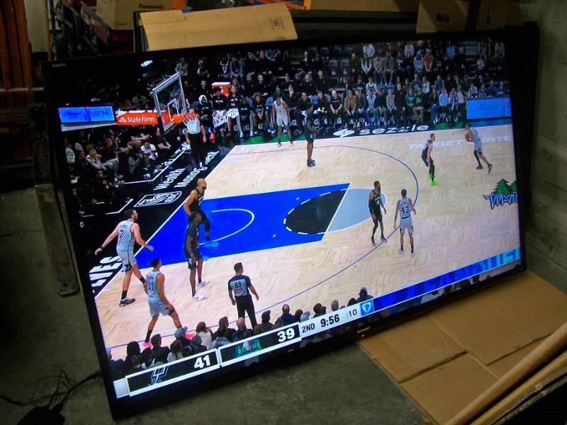 lot 1 image: 90 Sharp AQUOS PN-LE901 Full HD Commercial LED TV  Television  Monitor  Display