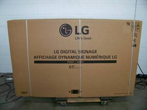 lot 4 image: 65 LG UH5F-H Class 4K UHD Digital Signage & Conference Room Smart IPS LED Display - NEW IN BOX
