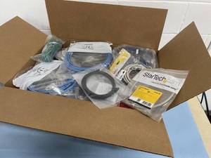 lot 65 image: (50) LARGE Lot of Network CAT5 and CAT6 Cables - Various Lengths - NEW IN PACKAGING