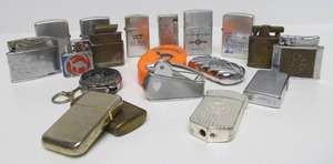 lot 57 image: Nice Estate Lot of Vintage Cigarette Lighters #1