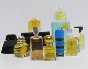 lot 61 image: Group of Higher End Designer Sample Perfume Bottles - Gucci, Armani, YSL etc.