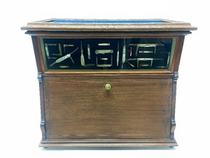 lot 8 image: Great Condition Antique Store Display Cabinet