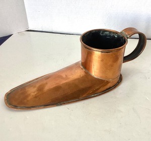 lot 41 image: Antique Copper Ale Warming Boot