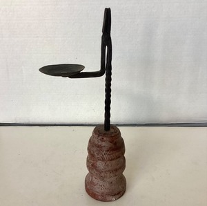lot 47 image: Primitive Antique Rush Light