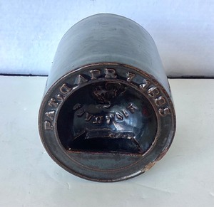 lot 83 image: Antique Rockingham Glaze Chicken Waterer #1