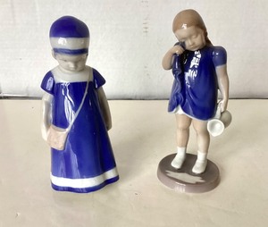 lot 134 image: Pair of Bing & Grondahl Figures