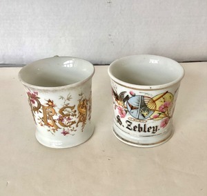 lot 148 image: Pair of Antique Shaving Mugs