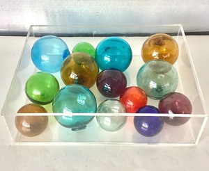 Group of Vintage Colorful Blown Glass Floats #2
