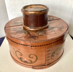 lot 206 image: Pair of Antique and Vintage Scandinavian Wooden Wares