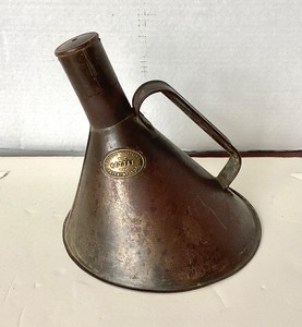 lot 208 image: Antique Patented Tin Whistling Tea Kettle