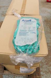 lot 27 image: Ansell Size 10 Sol-Vex Nitrile Chemical Protective Gloves