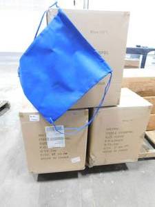 lot 35 image: Blue 13 x 16 Drawstring Bags