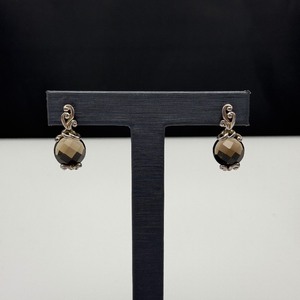 lot 17 image: .925 Sterling Silver Earrings  Assorted Designs with Gemstone Accents