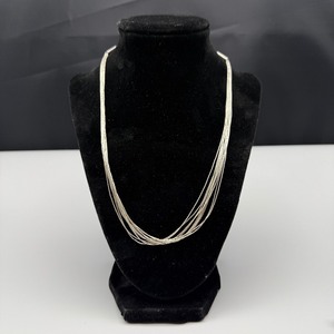 lot 23 image: Sterling Silver Liquid Necklace & Earrings Set
