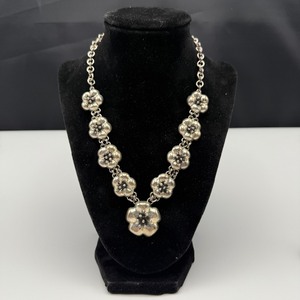 lot 45 image: Sterling Silver Squash Blossom Jewelry Set