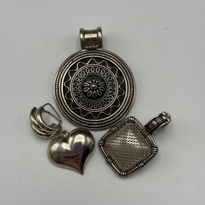 lot 60 image: Sterling Silver Assorted Pendants