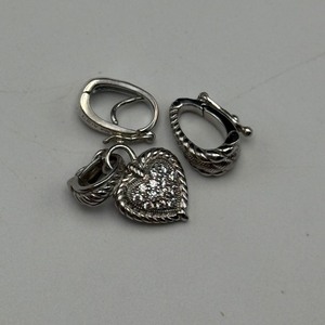 lot 65 image: Judith Ripka Sterling Silver Pendants (Three Pieces)