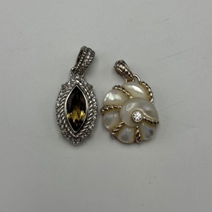 lot 67 image: Judith Ripka Sterling Silver Pendants