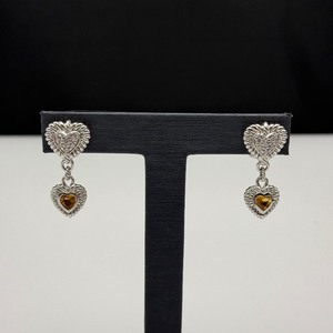 lot 71 image: Two Pairs of Judith Ripka Sterling Silver Earrings