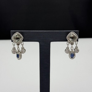 lot 79 image: Set of Three Sterling Silver Earrings