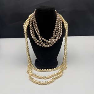 lot 95 image: Nolan Miller Multi-Strand Pearl Necklace Trio