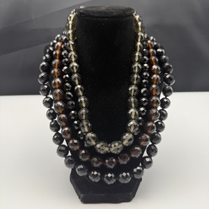 lot 154 image: Vintage Multi-Strand Faceted Bead Necklace Set