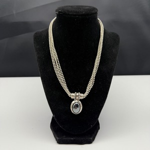 lot 184 image: Judith Ripka Sterling Pendant Necklace Set
