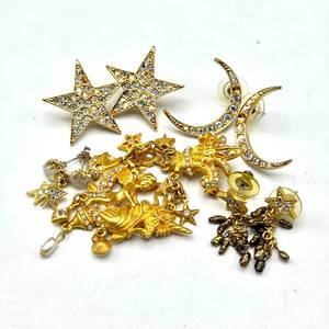 lot 159 image: KIRKS FOLLY UNICORN CHERUB BROOCH & WHIMSICAL EARRINGS SET