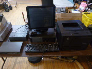 lot 46 image: Computer with Printer and Accessories