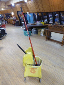 lot 51 image: Rubbermaid Mop Bucket with Ringer